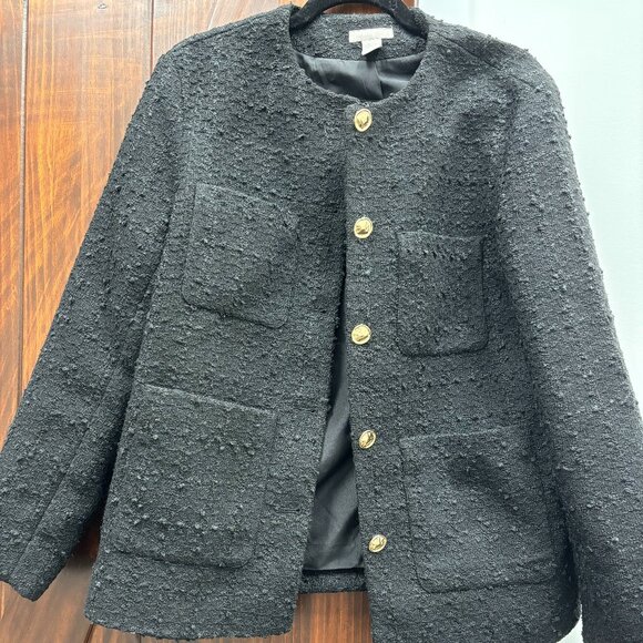 Black Tweed Jacket - Picture 1 of 1